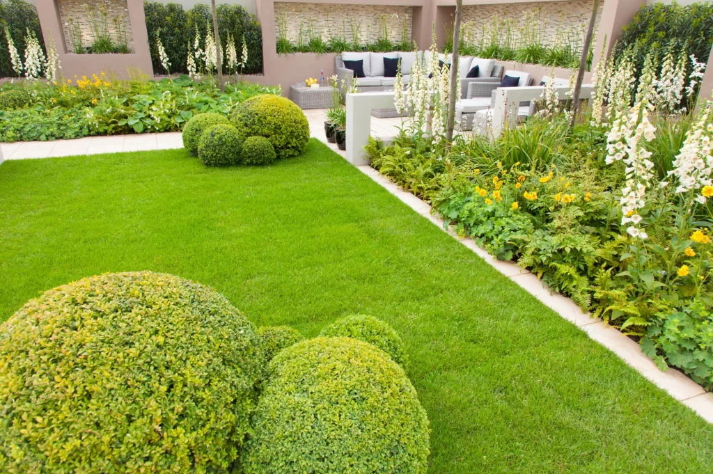 emphasizes eco-conscious landscaping