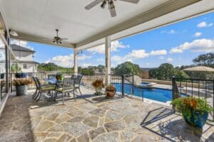 A,Home,Patio,With,A,Pool